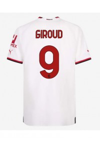 AC Milan Olivier Giroud #9 Fotballdrakt Borte Klær 2022-23 Korte ermer